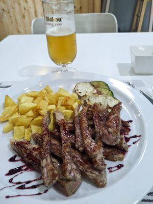 Première étape : manger.